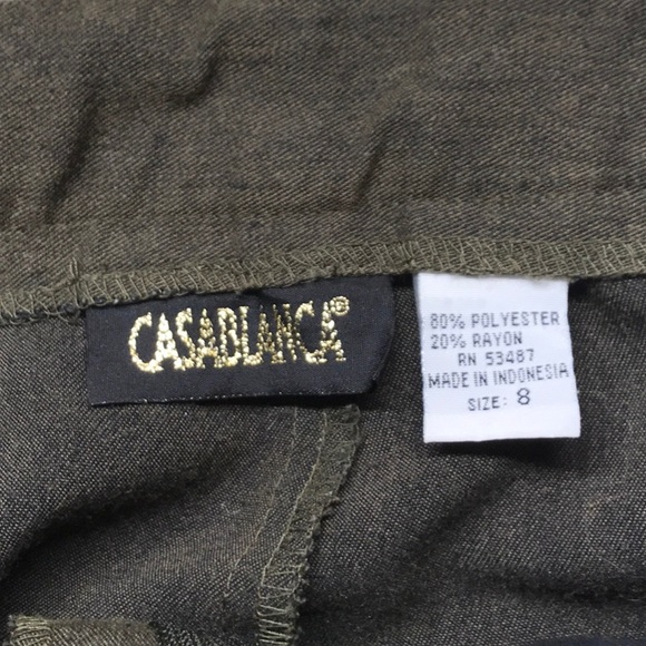 Womens Vintage Casablanca dress pants - Picture 3 of 3